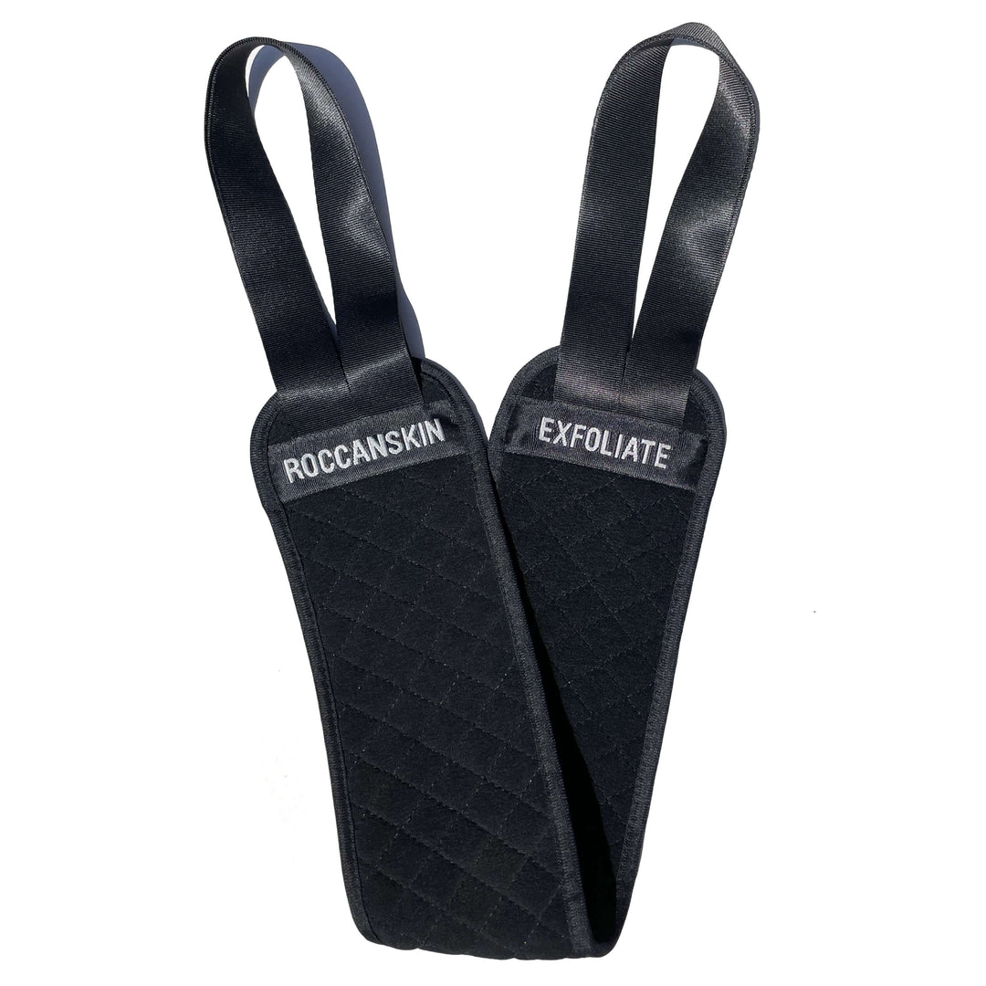 Exfoliating back scrubber, back scraper, back scrub, back exfoliator, body scrub for back